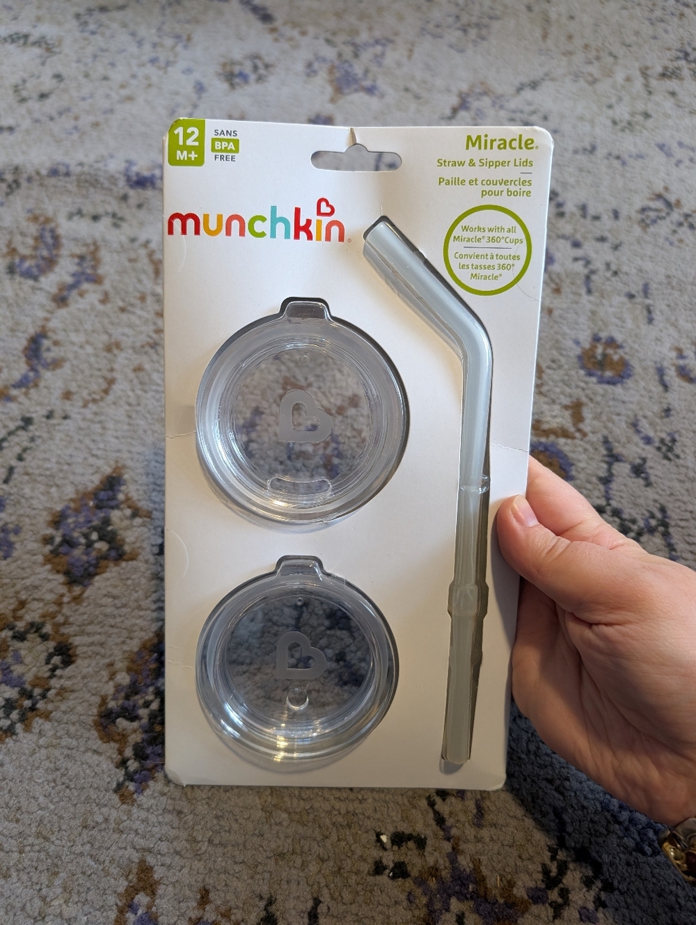 Munchkin‎ Miracle Straw & Sipper Lids UNOPENED